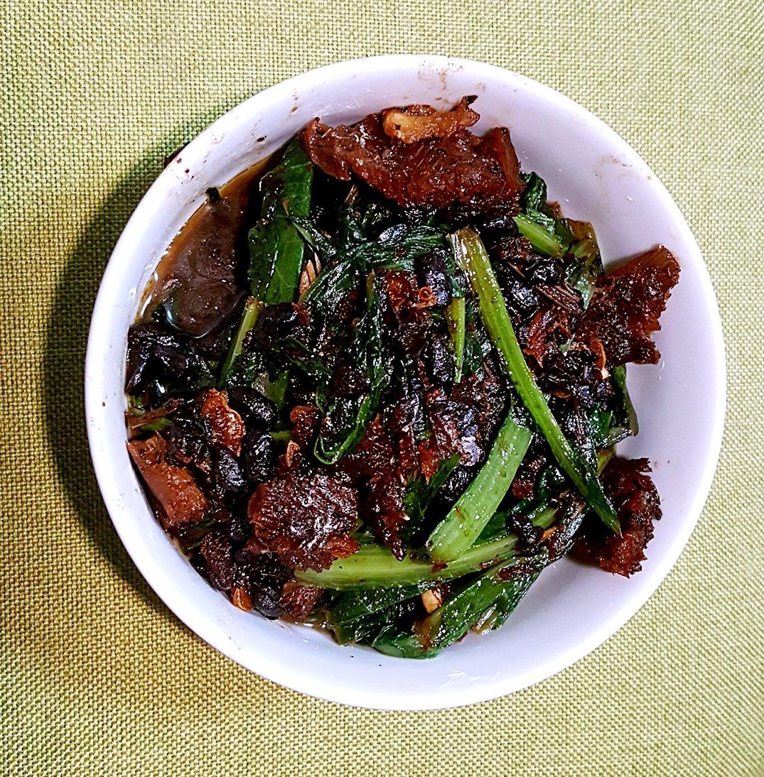 豆豉鲮鱼油麦菜