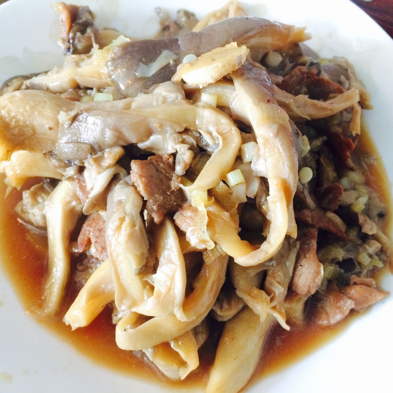 clarency做的平菇炒肉