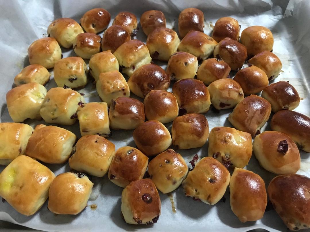 蔓越莓优格小面包块