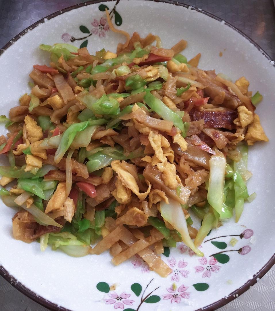 老北京素炒饼(肉炒饼)