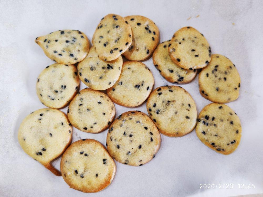 黑芝麻小饼干