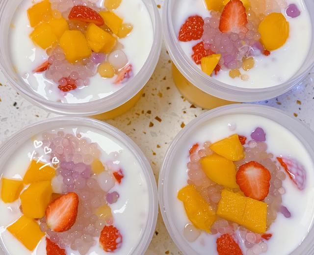 超简单的酸奶水果捞