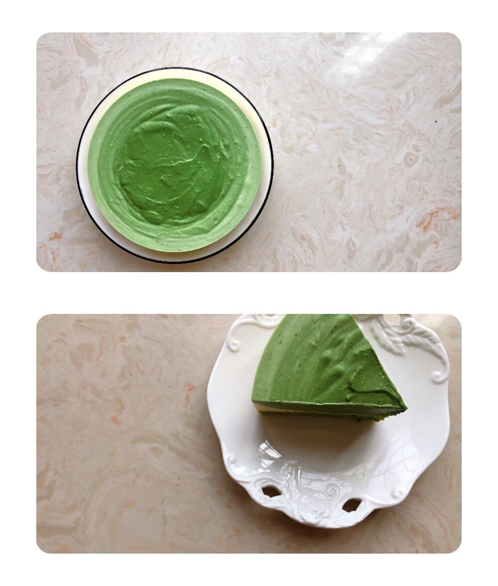 渐变抹茶慕斯蛋糕：我Amanda带着既美又作的抹茶甜点又来了！【曼食慢语】