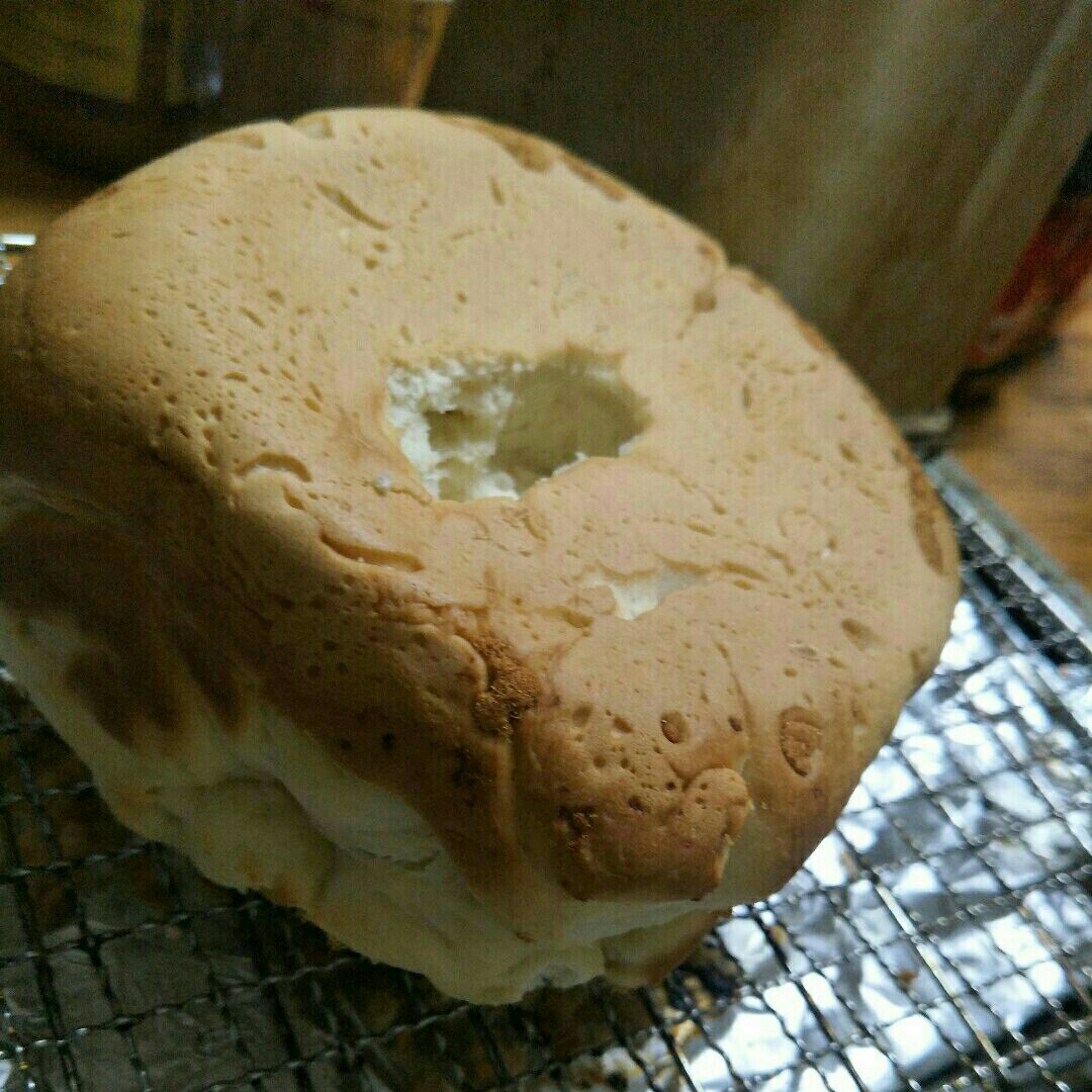 面包机版柔软拉丝豆沙面包