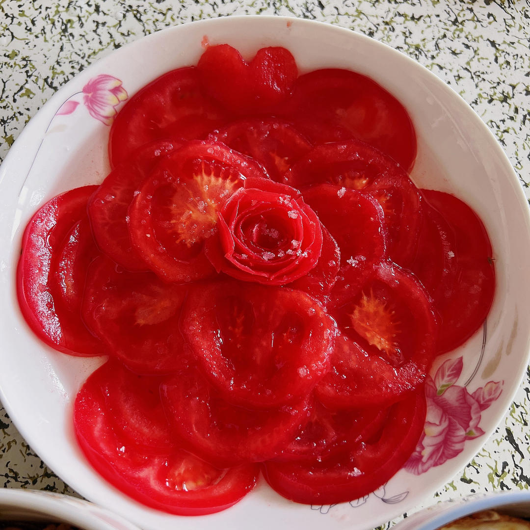 花开富贵-糖拌西红柿