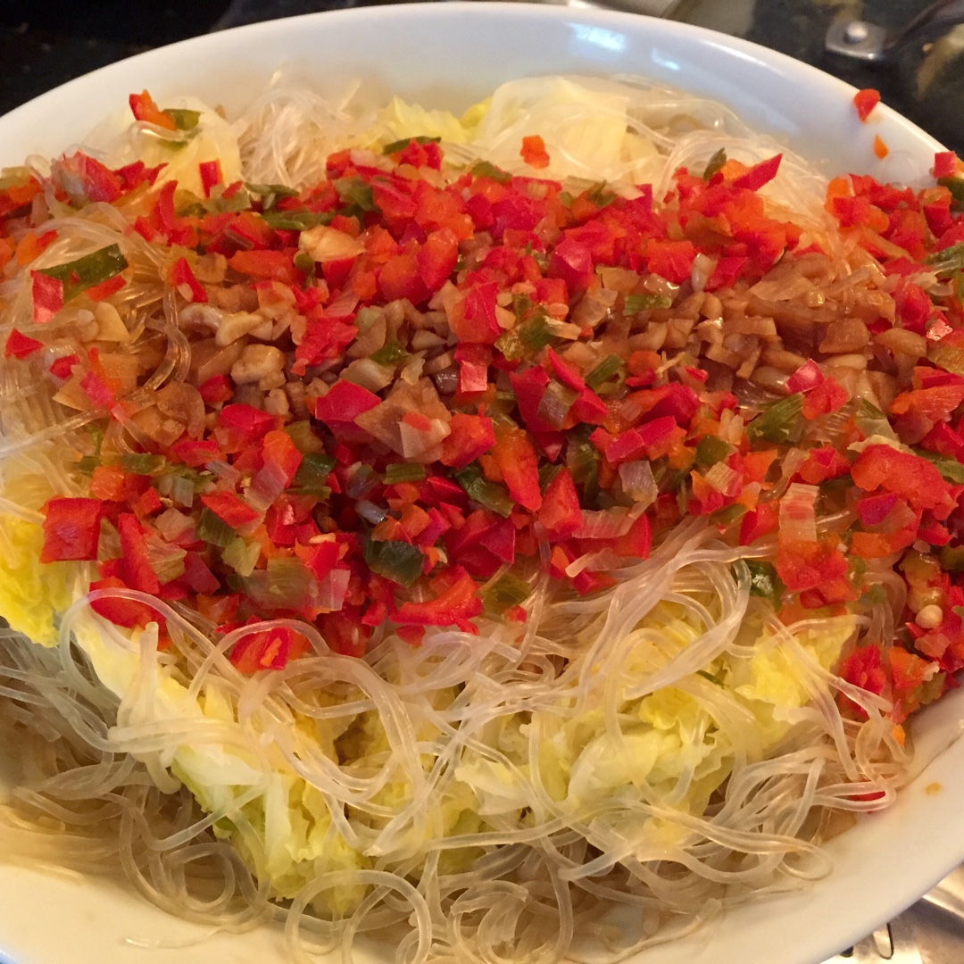 蒜蓉粉丝蒸娃娃菜