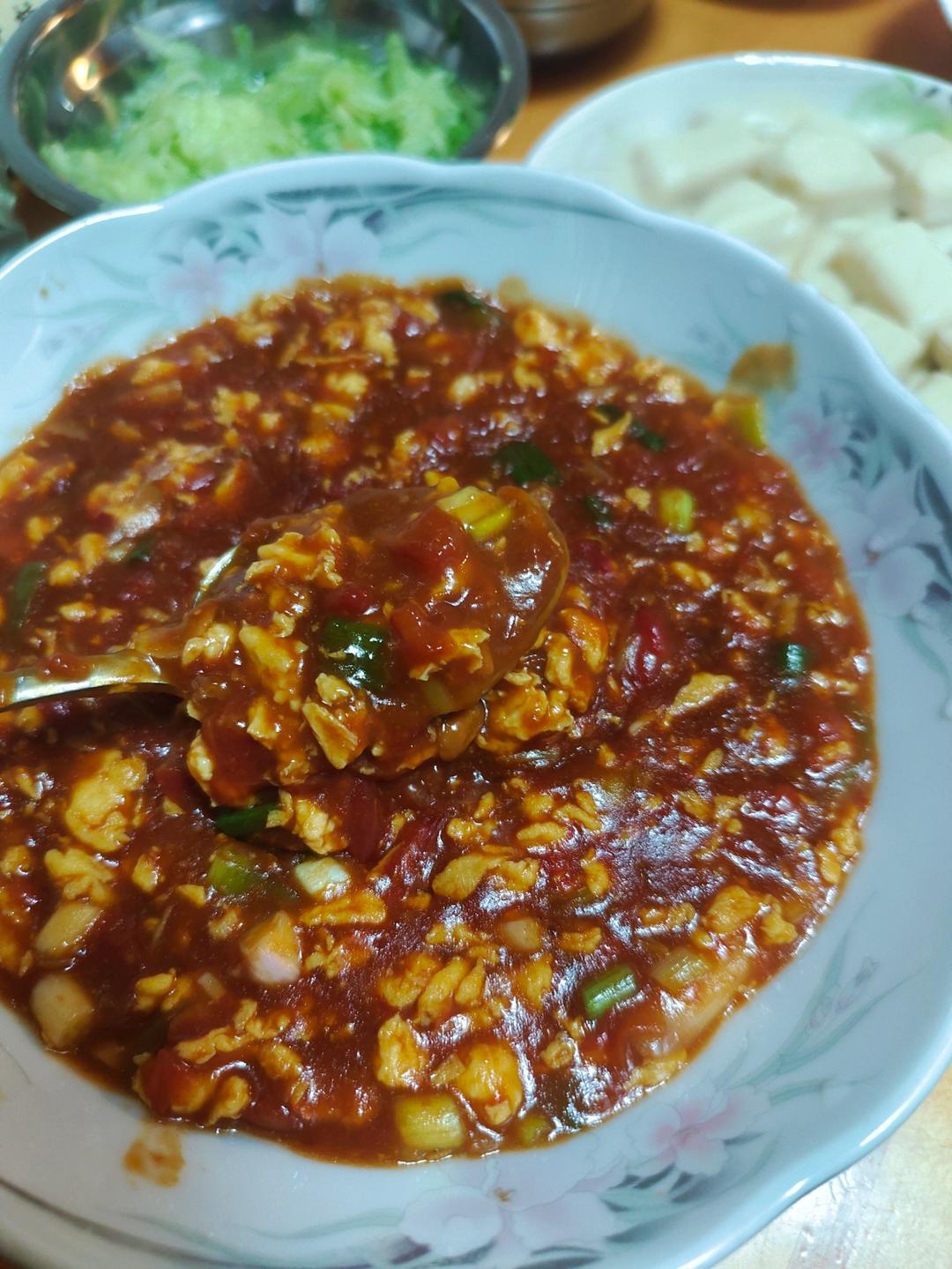 好吃的停不下来的西红柿鸡蛋拌面