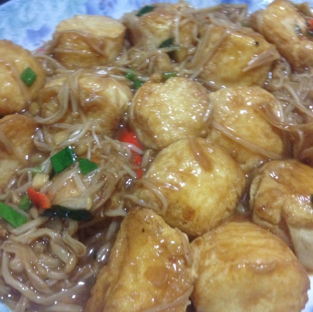 超级下饭菜--金针菇日本豆腐