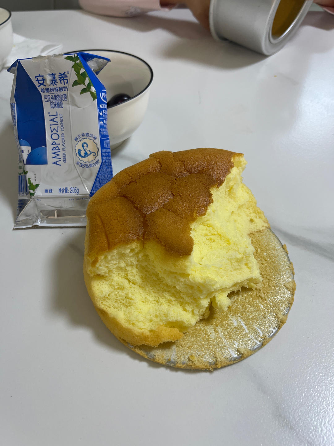 没想到酸奶蛋糕这么香啊！