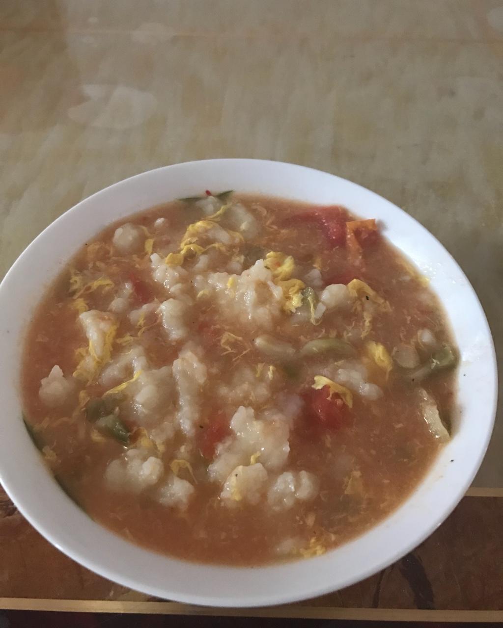 简单早餐-疙瘩汤