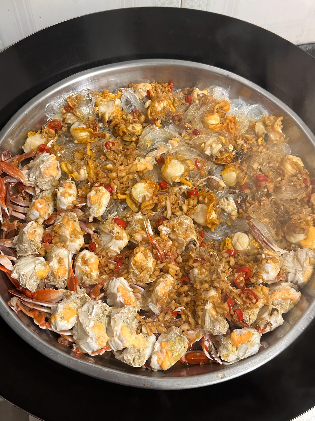 蒜蓉粉丝蒸海鲜