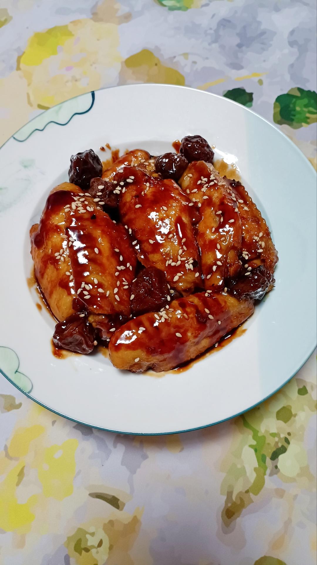 话梅鸡翅