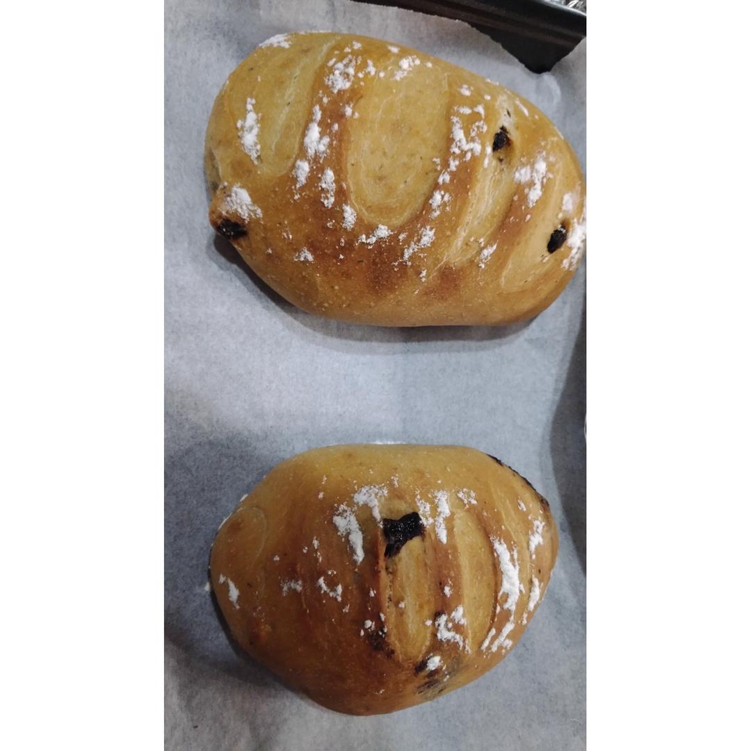 蔓越莓全麦黑糖面包