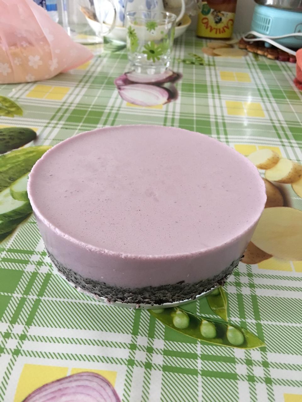 蓝莓慕斯