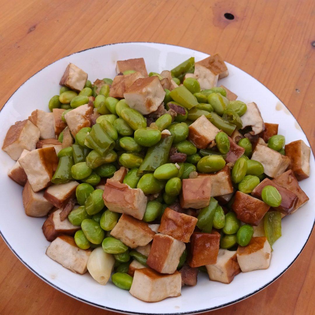 毛豆炒香干｜家常小炒