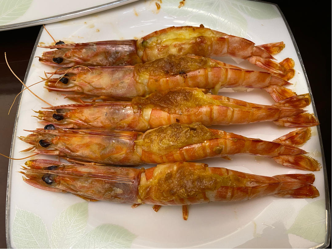 蒜香芝士烤斑节虾（超详细步骤图）