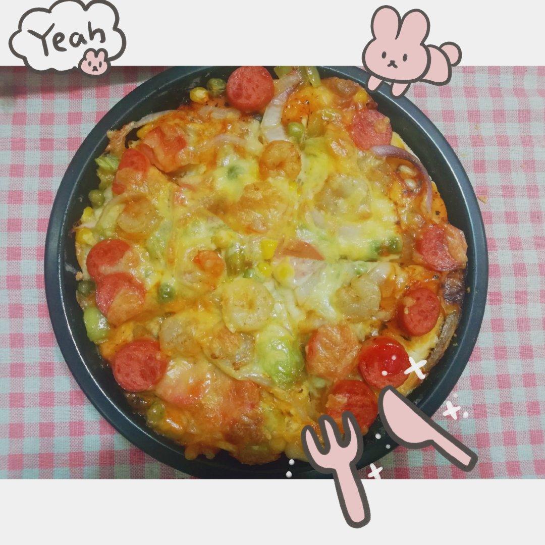 不用酵母的披萨底 No Yeast Pizza Dough