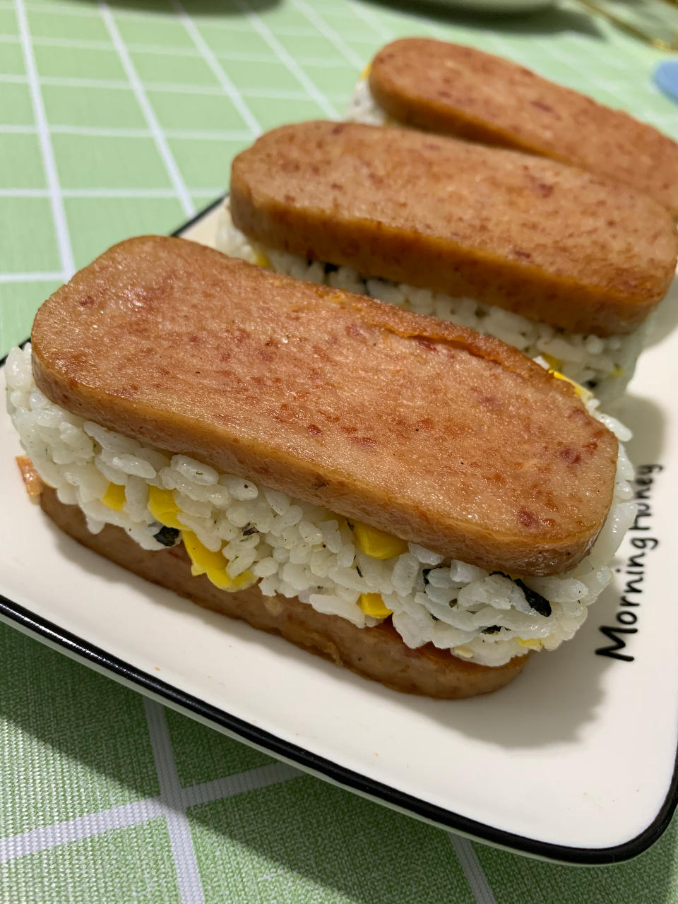 🍚米饭神仙吃法吃一次就爱上✨午餐肉饭团✨