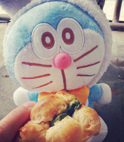 抹茶卡仕达泡芙