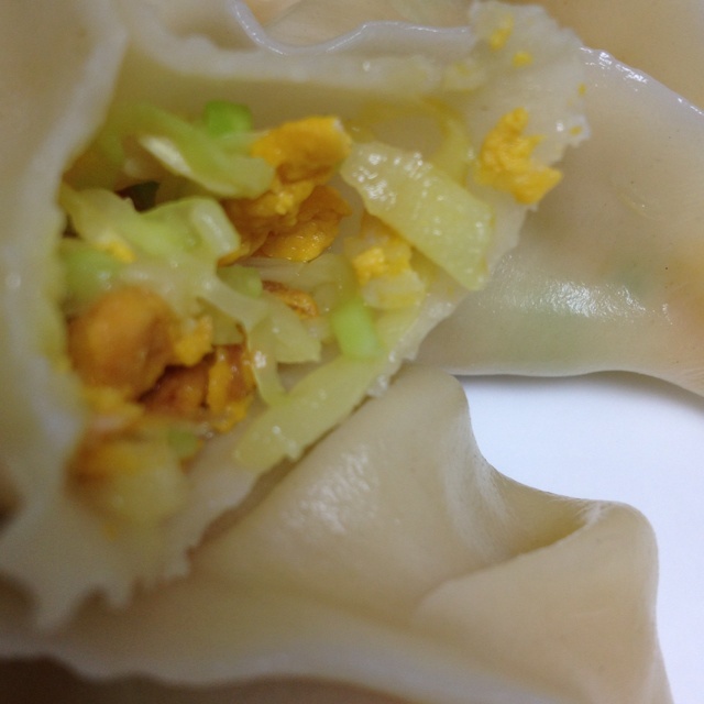 西葫芦鸡蛋虾皮饺子