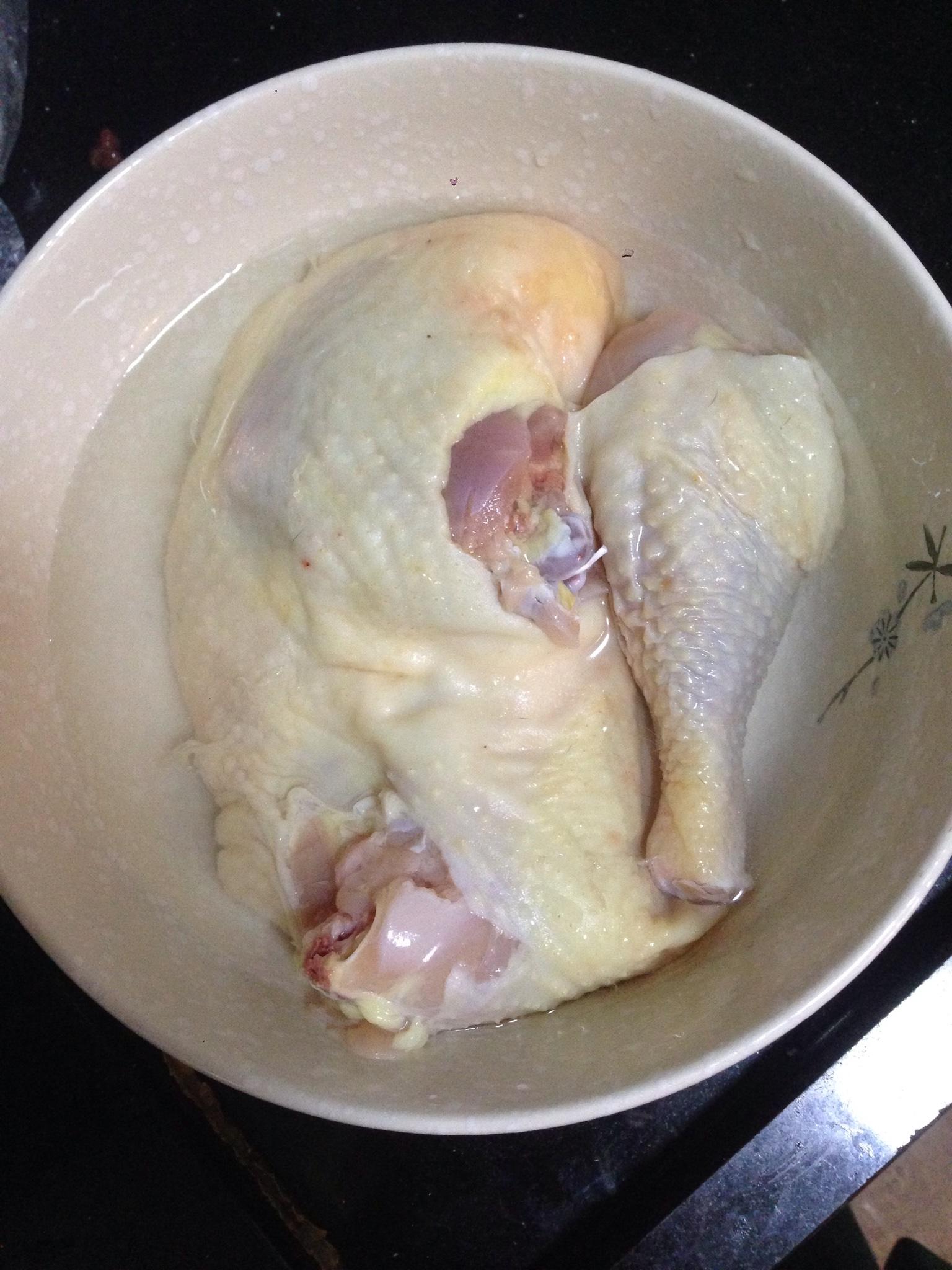两人快手菜：清蒸鸡汤（可做一肉和一汤）的做法 步骤2