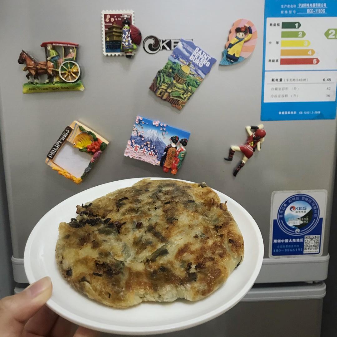 梅菜干手抓饼