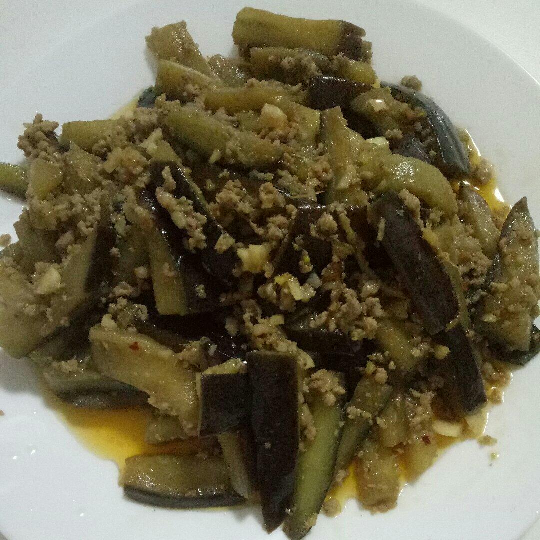 红烧肉沫茄子