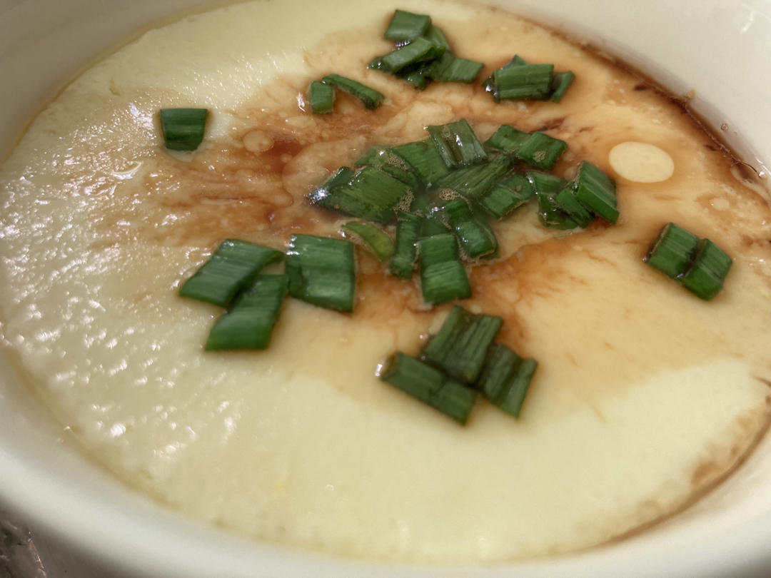豆腐花一样的蒸蛋