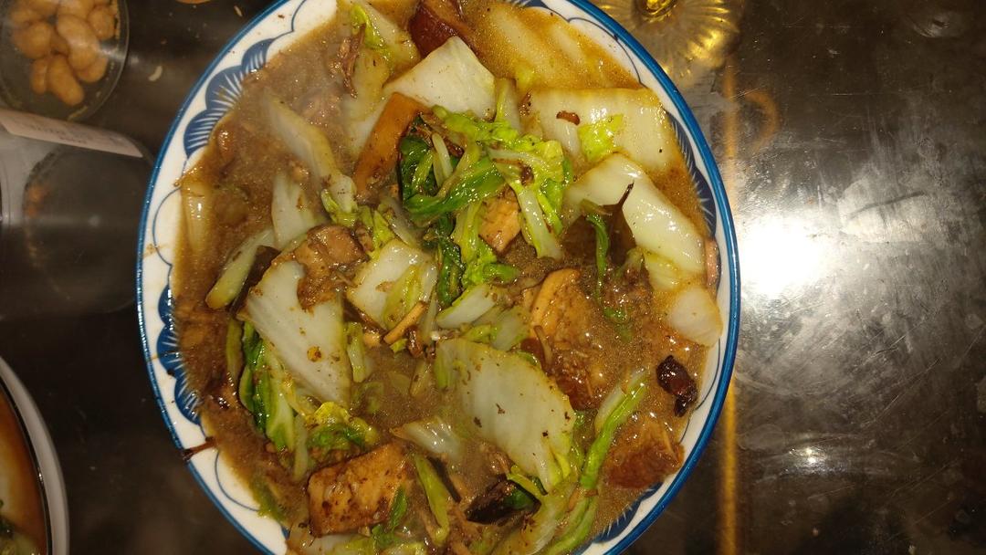 猪肉烩白菜