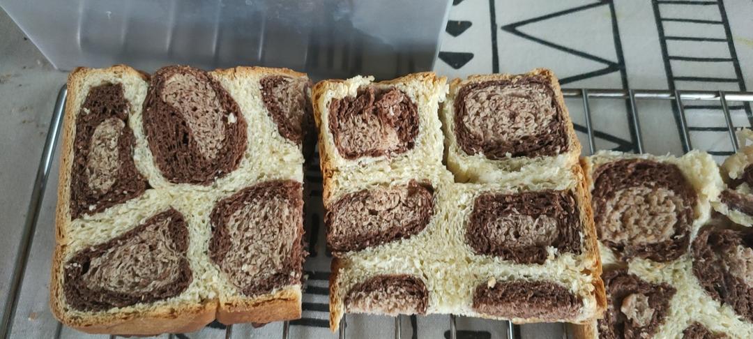 棉花糖豹纹吐司~田田版