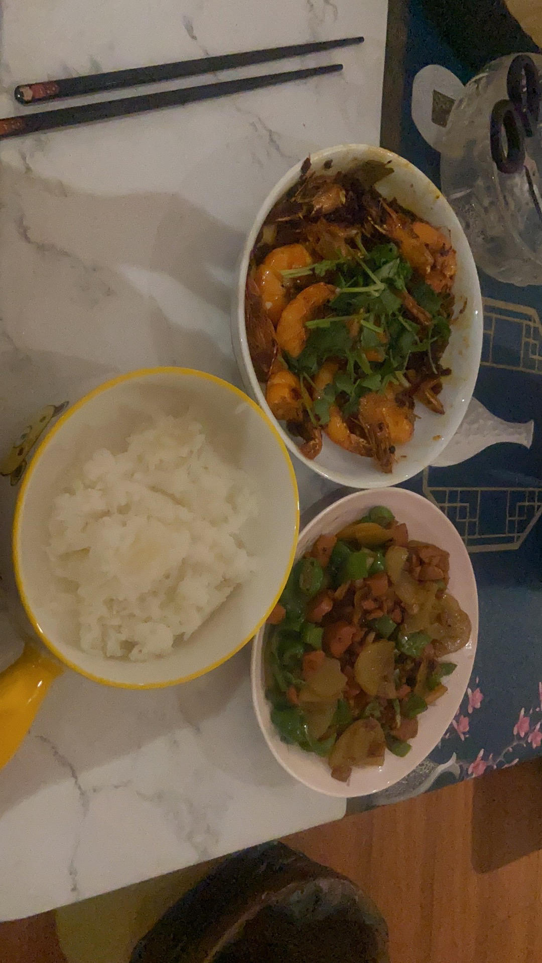 土豆片炒火腿肠