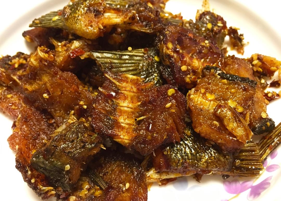 香辣银鱼干