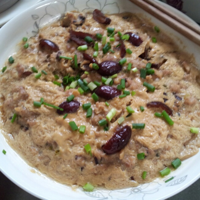 香菇蒸肉饼