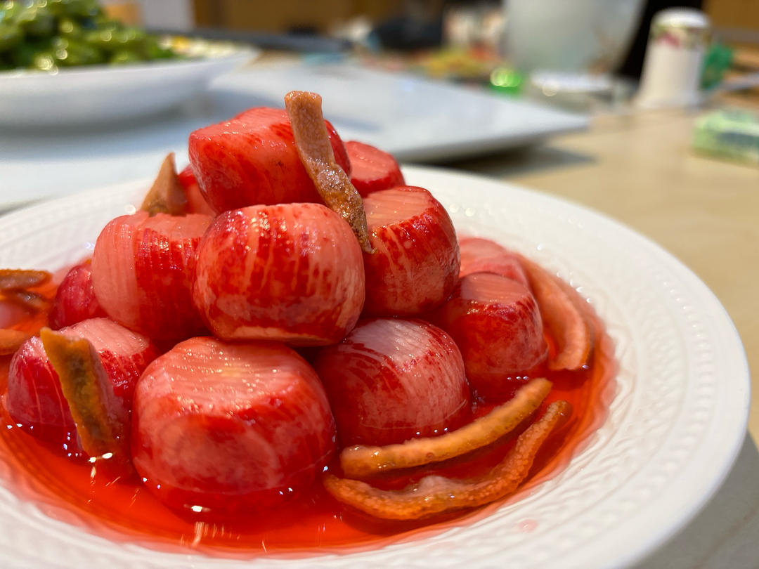 年夜饭头道菜～鸿运当头（樱桃小萝卜）