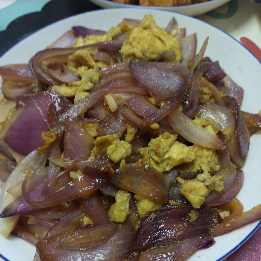 降压防癌的好食材  洋葱炒鸡蛋