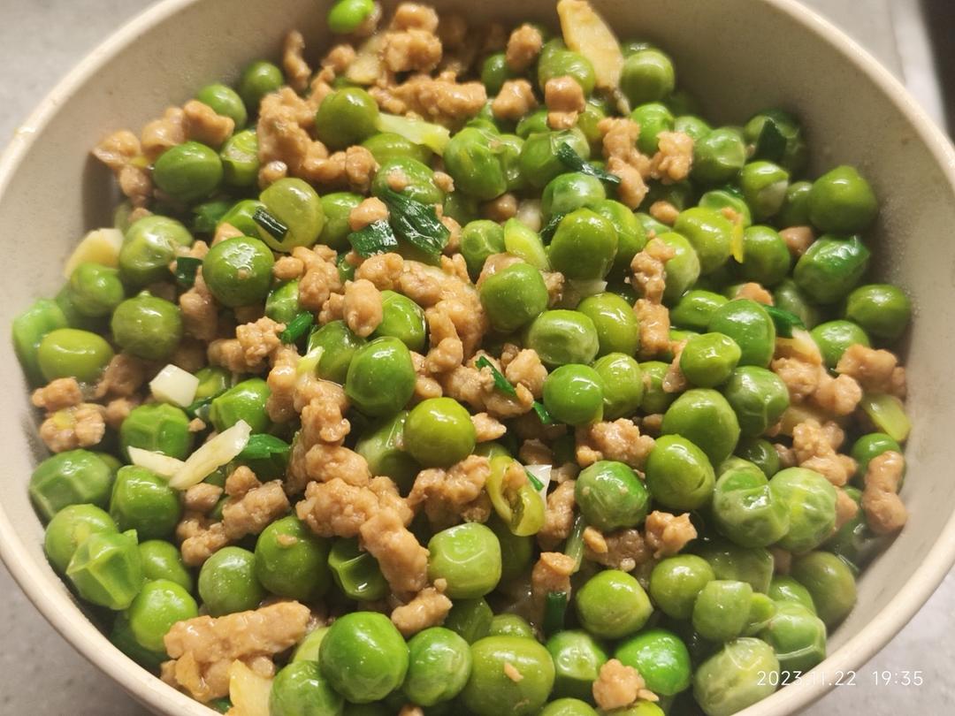 超下饭的豌豆肉沫