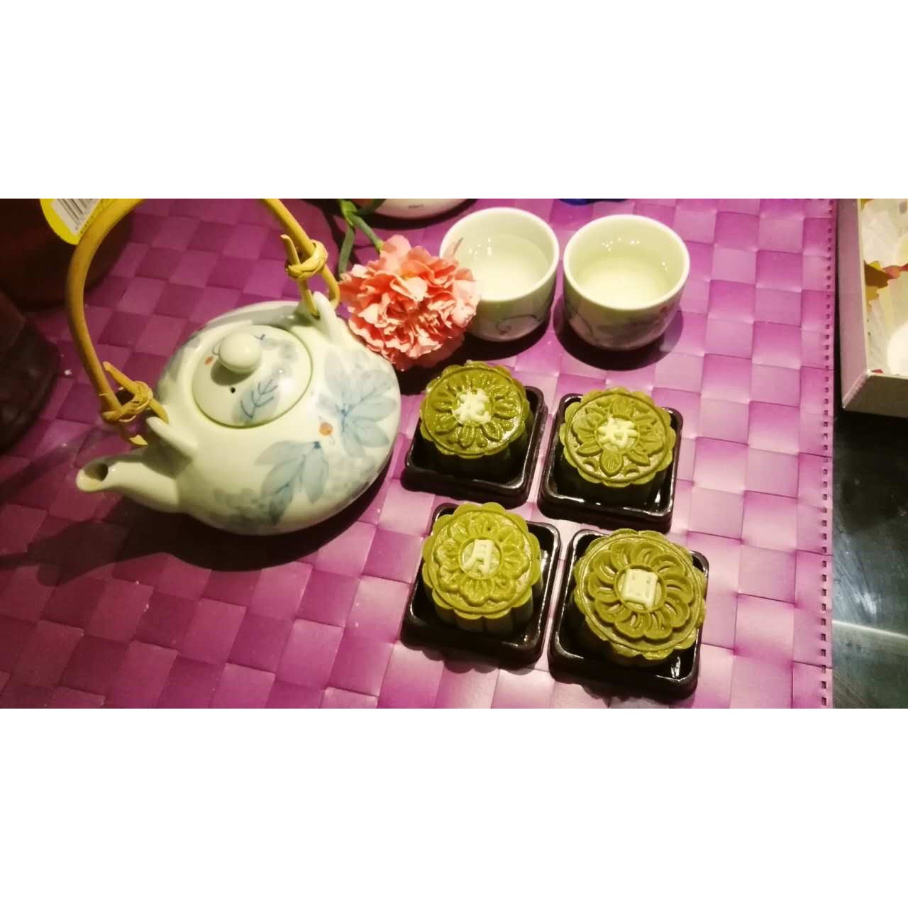 冰皮豆沙月饼