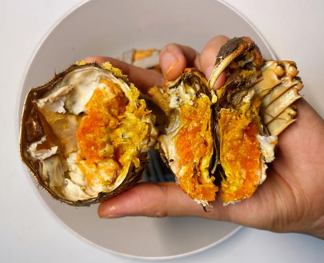 超好吃的盐焗大闸蟹的做法