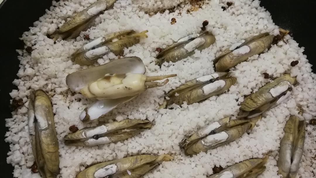 盐焗蛏子