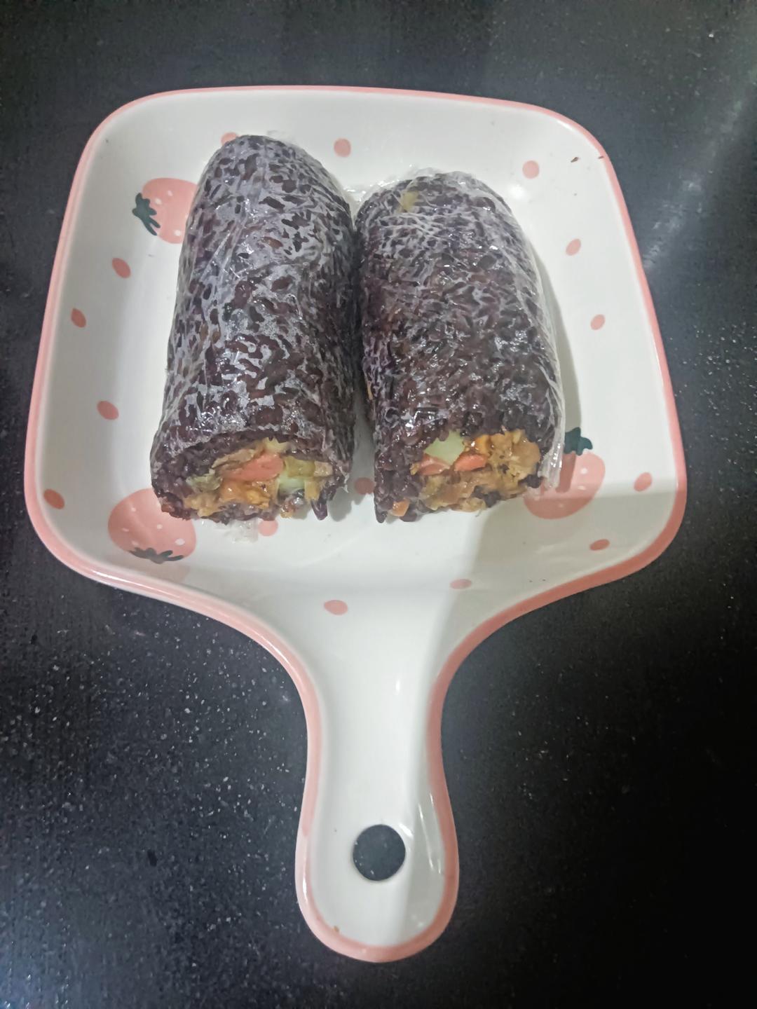 好吃🉐️感动😹的【紫米饭团】，看图秒会❗️