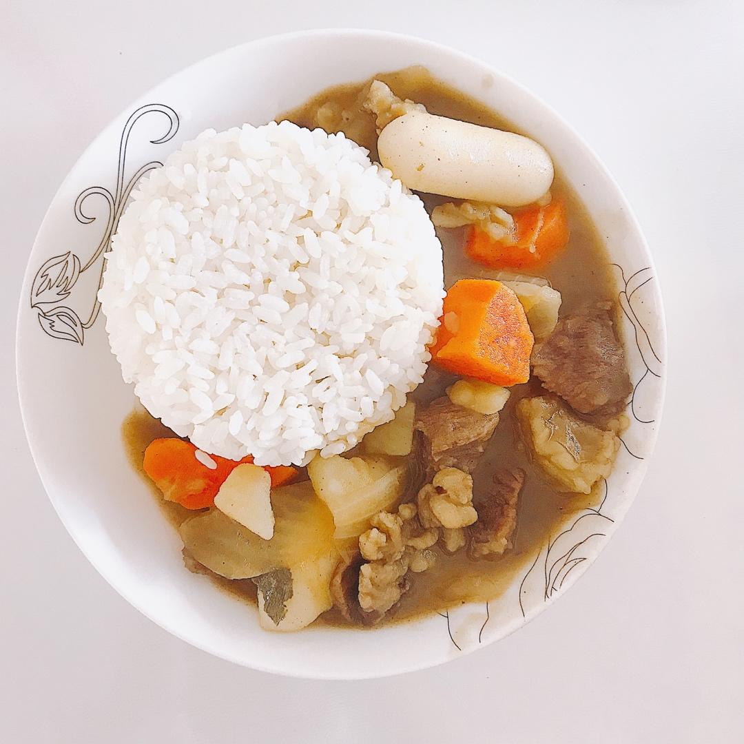堂妈教你做咖喱牛肉饭
