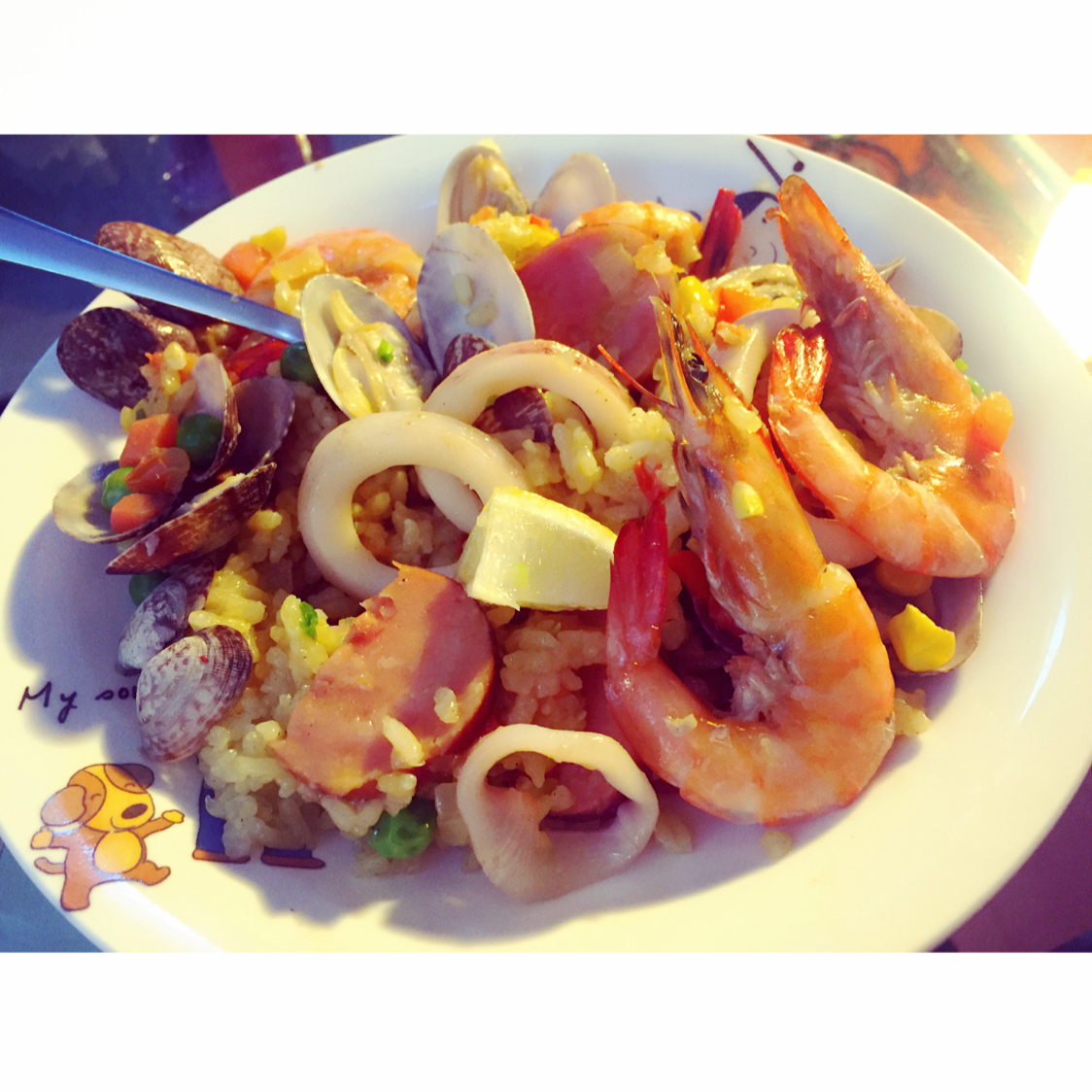 【曼食慢语】Seafood Paella 西班牙海鲜饭