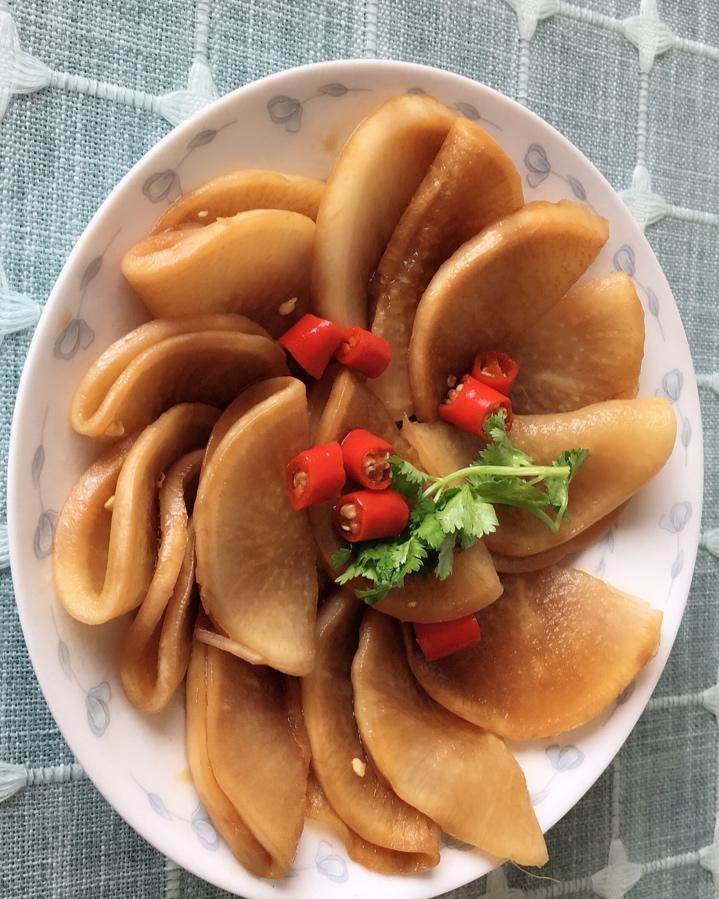 小同花做的私房.糖醋白萝卜片