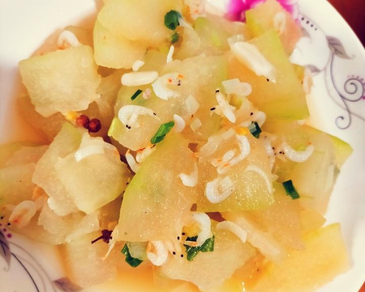 【㊙️消肿菜品-虾皮冬瓜的做法步骤图】ni宝贝_下厨房