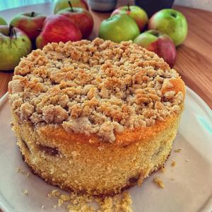 苹果酥粒蛋糕Apfelkuchen mit Streusel的做法 步骤17
