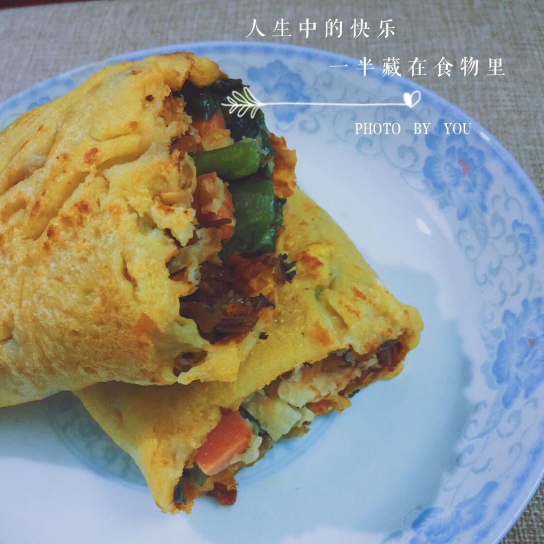 平底锅版煎饼果子