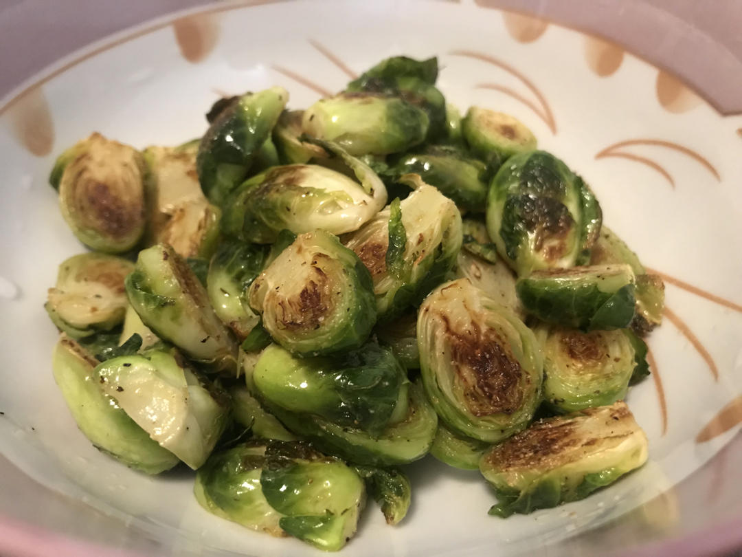 减脂必备15分钟煎小圆白菜/孢子甘蓝