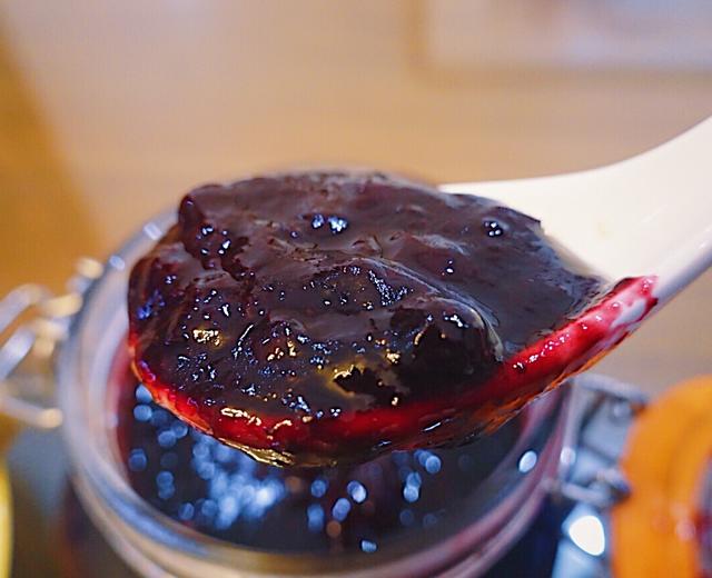 纯蓝莓酱（无水无蔗糖）的做法