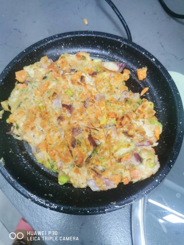 巨好吃的鸡胸肉饼