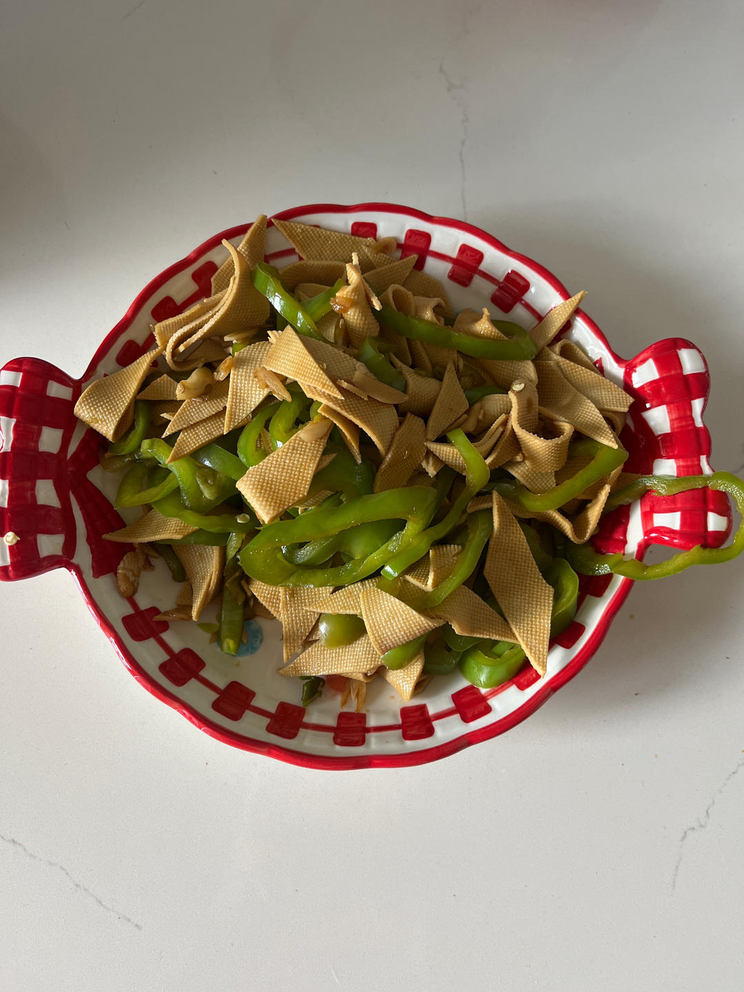 东北尖椒干豆腐